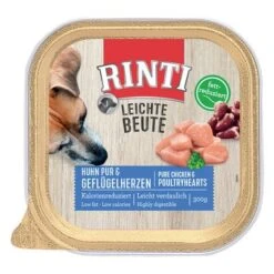 RINTI Leichte Beute 9 X 300 G -Günstiges Futter Leine Geschäft 310399 pla finnern rinti leichtebeute huhngefluegelherzen 300g hs 01 8