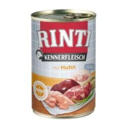 6 X 400 G RINTI Probiermix -Günstiges Futter Leine Geschäft 3133 pla rinti kennerfleisch mit huhn 400g 0