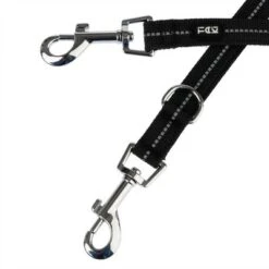 TIAKI Hundeleine Reflective Rubber, Schwarz -Günstiges Futter Leine Geschäft 323497 reflective rubber 2m fg 1278 2