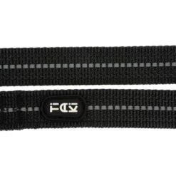 TIAKI Hundeleine Reflective Rubber, Schwarz -Günstiges Futter Leine Geschäft 323497 reflective rubber 2m fg 1282 4
