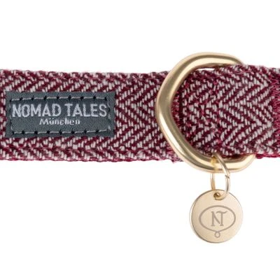 Nomad Tales Calma Halsband, Burgundy – Bild 7