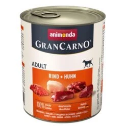 Sparpaket Animonda GranCarno Original 24 X 800 G -Günstiges Futter Leine Geschäft 33151 pla animonda grancarno rinduhuhn 800g 4 1