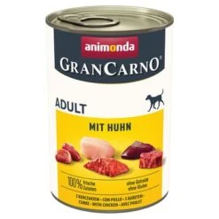 Sparpaket Animonda GranCarno Original 24 X 400 G -Günstiges Futter Leine Geschäft 341596 pla animonda grancarno adult huhn 400g hs 01 5