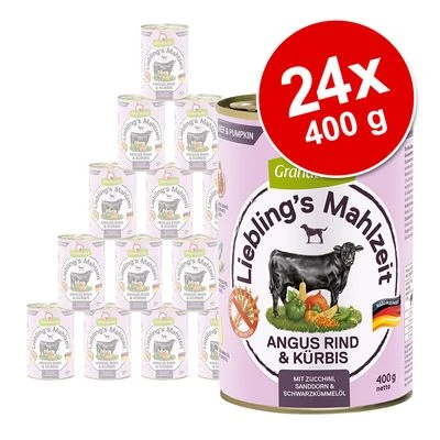Sparpaket GranataPet Liebling's Mahlzeit 24 X 400 G 3 Sparpaket GranataPet Liebling's Mahlzeit 24 X 400 G