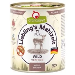 Sparpaket GranataPet Liebling's Mahlzeit 12 X 800 G -Günstiges Futter Leine Geschäft 381802 pla granatapet lieblings mahlzeit wild 800g hs 01 7