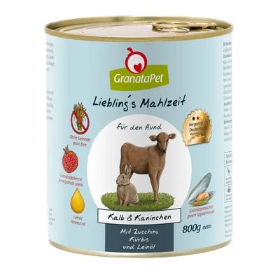 GranataPet Liebling's Mahlzeit Mixpaket 6 X 800 G 11 GranataPet Liebling's Mahlzeit Mixpaket 6 X 800 G – Bild 9