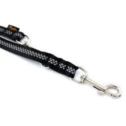 Heim Verstellbare Führleine Mit Reflektoren, Schwarz -Günstiges Futter Leine Geschäft 383911 fuhrleine schlauchgurt 200cm schwarz hs 02 7