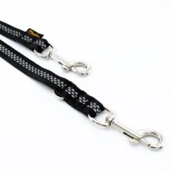 Heim Verstellbare Führleine Mit Reflektoren, Schwarz -Günstiges Futter Leine Geschäft 383911 fuhrleine schlauchgurt 200cm schwarz hs 03 1