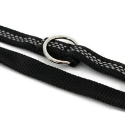 Heim Verstellbare Führleine Mit Reflektoren, Schwarz -Günstiges Futter Leine Geschäft 383911 fuhrleine schlauchgurt 200cm schwarz hs 04 7