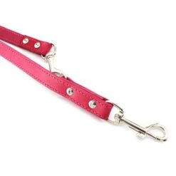 Heim Verstellbare Führleine Mit Ziernaht, Pinkneu -Günstiges Futter Leine Geschäft 383916 fuhrleine ziernaht 220cm pink hs 02 1