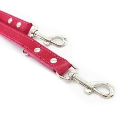 Heim Verstellbare Führleine Mit Ziernaht, Pinkneu -Günstiges Futter Leine Geschäft 383916 fuhrleine ziernaht 220cm pink hs 03 9