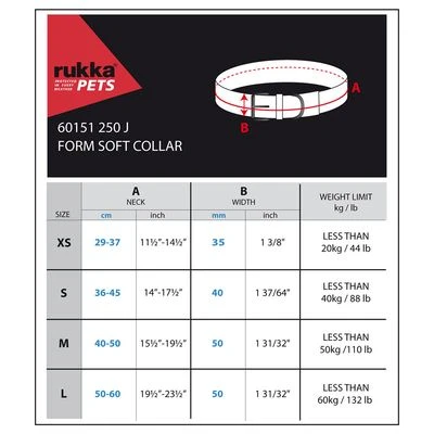 Rukka® Form Soft Halsband, Gelbneu – Bild 2