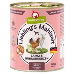 Sparpaket GranataPet Liebling's Mahlzeit 24 X 800 G -Günstiges Futter Leine Geschäft 391599 pla granatapet lieblings mahlzeit lamm hs 01 2