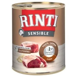 RINTI Sensible 6 X 800 G -Günstiges Futter Leine Geschäft 392703 pla rinti sen800g lammreis hs 01 6