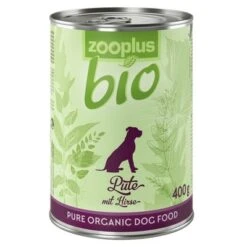 Sparpaket Zooplus Bio Adult 24 X 400 G -Günstiges Futter Leine Geschäft 400g pute 30x30 3