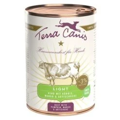 Sparpaket Terra Canis Light 12 X 400 G -Günstiges Futter Leine Geschäft 50852 pla terracanis light rind 400g 6