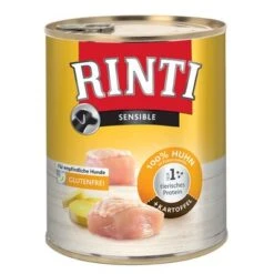 Sparpaket RINTI Sensible 24 X 800g -Günstiges Futter Leine Geschäft 50958 pla rinti huhnkartoffel 800g 7 1