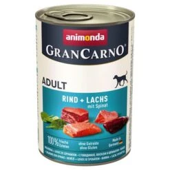 Sparpaket Animonda GranCarno Original 24 X 400 G -Günstiges Futter Leine Geschäft 51232 pla animonda grancarno adult rindlachsspinat 400g 3