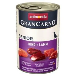 Sparpaket Animonda GranCarno Original 24 X 400 G -Günstiges Futter Leine Geschäft 51243 pla animonda grancarno senior rindulamm 400g 4