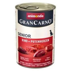 Sparpaket Animonda GranCarno Original 24 X 400 G -Günstiges Futter Leine Geschäft 51318 pla animonda grancarno senior rinduputenherzen 400g 2