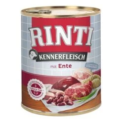 RINTI Kennerfleisch Mix 12 X 800 G -Günstiges Futter Leine Geschäft 58958 pla rinti kf 800g ente 0119 online 2