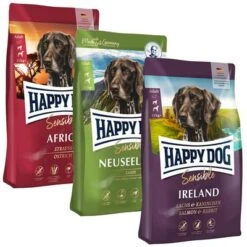 Happy Dog Supreme Kulinarische Weltreise 3 X 4 Kg -Günstiges Futter Leine Geschäft 589931 africa neuseeland irland hs 02 6