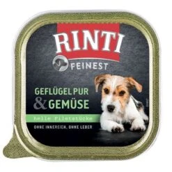 9 + 2 Gratis! 11 X 150 G RINTI Feinest Schälchen -Günstiges Futter Leine Geschäft 60590 pla rinti feinest gefl gemuese 6 1