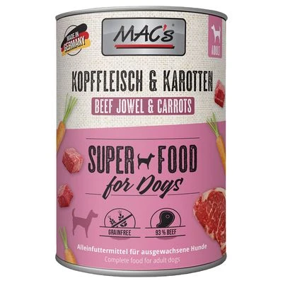 MAC's Adult Superfood 6 X 400 G 3 MAC's Adult Superfood 6 X 400 G