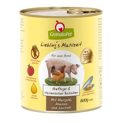 GranataPet Liebling's Mahlzeit Mixpaket 6 X 800 G 9 GranataPet Liebling's Mahlzeit Mixpaket 6 X 800 G – Bild 7
