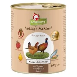 GranataPet Liebling's Mahlzeit Mixpaket 6 X 800 G 18 GranataPet Liebling's Mahlzeit Mixpaket 6 X 800 G -Günstiges Futter Leine Geschäft 64606 pla granatapet fasan gefluegel 800g 5