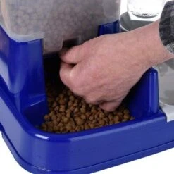 Wasser- Und Futterautomat 2in1 -Günstiges Futter Leine Geschäft 64660 wasser und futterautomat 10 1