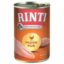 6 X 400 G RINTI Probiermix -Günstiges Futter Leine Geschäft 65032 pla rintisingle huhnpur 2 1