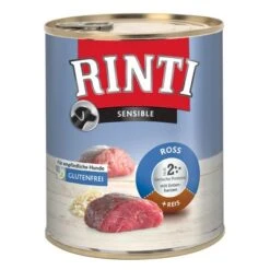 Sparpaket RINTI Sensible 24 X 800g -Günstiges Futter Leine Geschäft 65439 pla rinti rossreis 800g 4