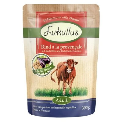 Lukullus Naturkost Adult Getreidefrei Frischebeutel 6 X 300 G 3 Lukullus Naturkost Adult Getreidefrei Frischebeutel 6 X 300 G