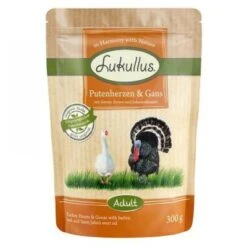 10 + 2 GRATIS! 12 X 300 G Lukullus Naturkost Frischebeutel -Günstiges Futter Leine Geschäft 68113 lukullus putenherzen gans 300 g 6 5 6