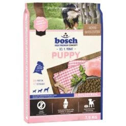 Bosch Sparpaket (2 X Großgebinde) -Günstiges Futter Leine Geschäft 70130 pla bosch puppy 7 5kg 2