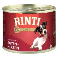 Sparpaket RINTI Gold 24 X 185 G -Günstiges Futter Leine Geschäft 70641 pla rinti gold entenherzen 185g 6
