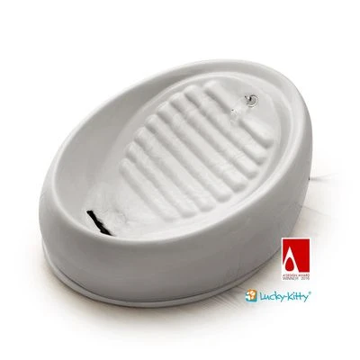 Lucky-Kitty Keramik Trinkbrunnen 4 Lucky-Kitty Keramik Trinkbrunnen – Bild 2