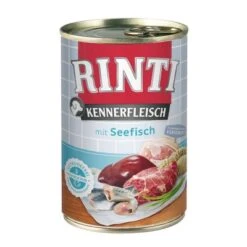 6 X 400 G RINTI Probiermix -Günstiges Futter Leine Geschäft 7441 pla rinti kennerfleisch mit seefisch 400g 5