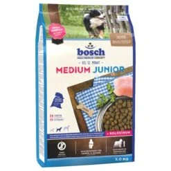 Bosch Medium Junior -Günstiges Futter Leine Geschäft 750042 pla bosch medium junior 3kg 5