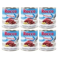 Rocco World Trip Austria -Günstiges Futter Leine Geschäft 78032 rocco worldtrip austria beefboarnoodles 6x800g hs 01 5