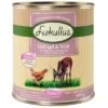 Lukullus Naturkost Junior Getreidefrei -Günstiges Futter Leine Geschäft 78090 pla lukullus junior geflugel wild 1000x1000 800g 7