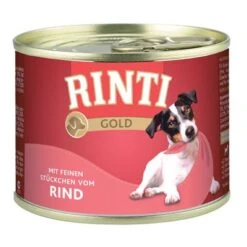 RINTI Gold 12 X 185 G -Günstiges Futter Leine Geschäft 78316 pla rinti gold rind 185g 3