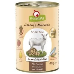 GranataPet Liebling's Mahlzeit Probierpaket 11 GranataPet Liebling's Mahlzeit Probierpaket -Günstiges Futter Leine Geschäft 80205 pla lieblingsmahlzeit lammkartoffel 6x400g mix 8