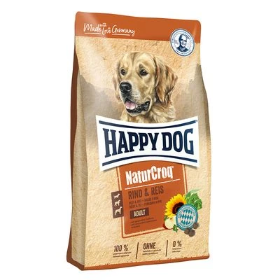 Happy Dog NaturCroq Rind & Reis 3 Happy Dog NaturCroq Rind & Reis