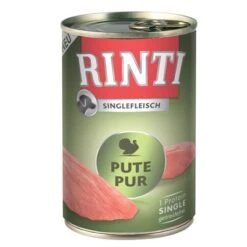 RINTI Singlefleisch 24 X 400 G -Günstiges Futter Leine Geschäft 85222 pla rinti singlefleisch putepur 400g 4