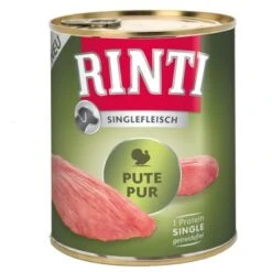 RINTI Singlefleisch 6 X 800 G -Günstiges Futter Leine Geschäft 85224 pla rinti singlefleisch putepur 800g 0 1