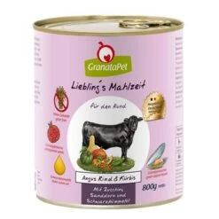 GranataPet Liebling's Mahlzeit 6 X 800 G -Günstiges Futter Leine Geschäft 89124 pla granatapet lieblings mahlzeit 800g anguskuerbis 7 2
