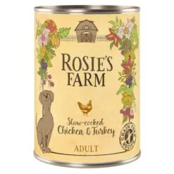 Sparpaket Rosie's Farm Adult 24 X 400 G 20 Sparpaket Rosie's Farm Adult 24 X 400 G -Günstiges Futter Leine Geschäft 96197 pla rosie sfarm adult chickenturkey 400g 6