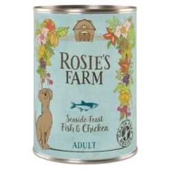 Rosie's Farm Adult 6 X 400 G 23 Rosie's Farm Adult 6 X 400 G -Günstiges Futter Leine Geschäft 96200 pla rosie sfarm adult fishchicken 400g 0